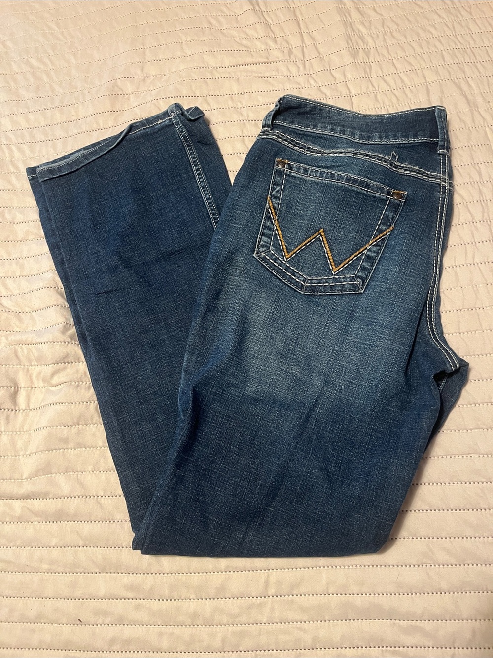 Wrangler Women's Medium Blue Bootcut Jeans